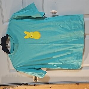 WHERE MY PEEPS AT? TEE: BLUE/GREEN: NEW WITH TAGS: SIZE 10/12
